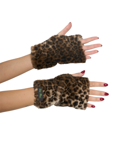 APRÈS-SKI Glove - Leopard print
