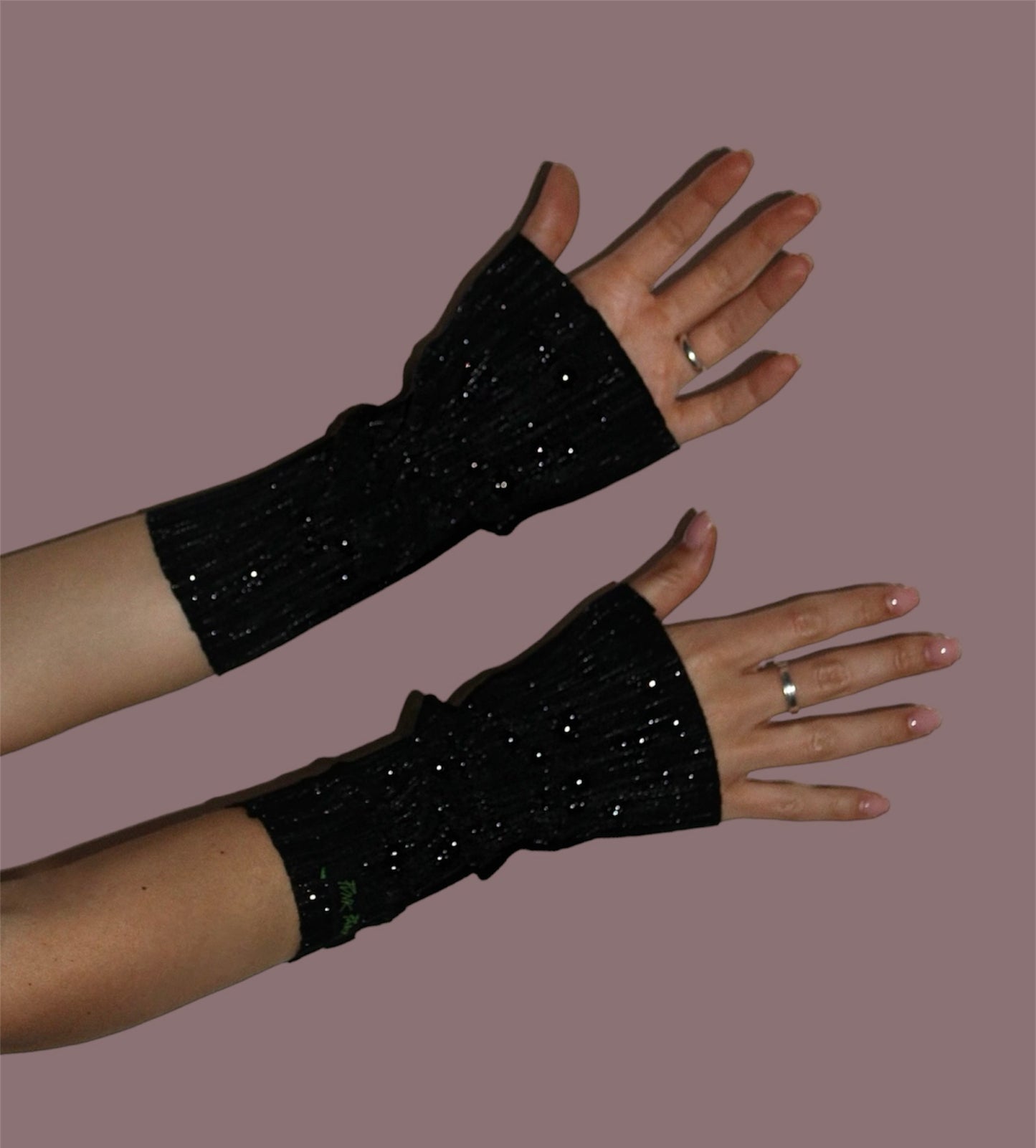 PARTY Glitter Glove - Black