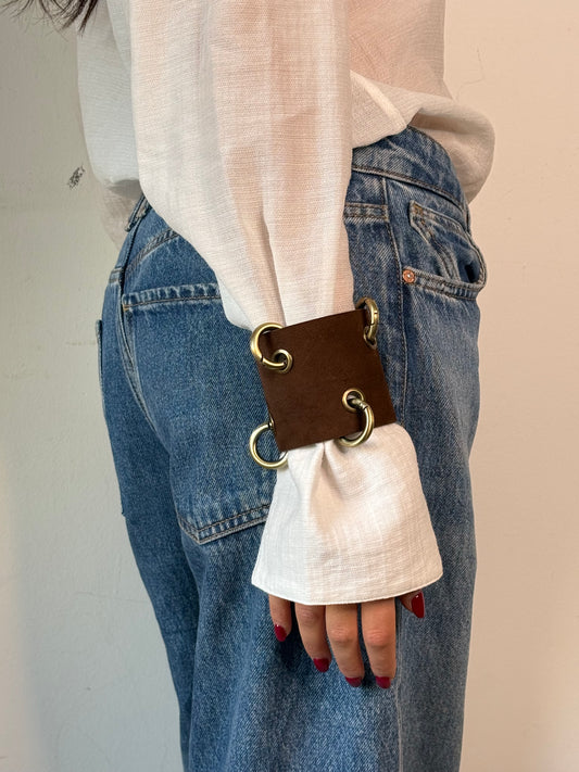 IDOL Cuff - Suade (removable rings)