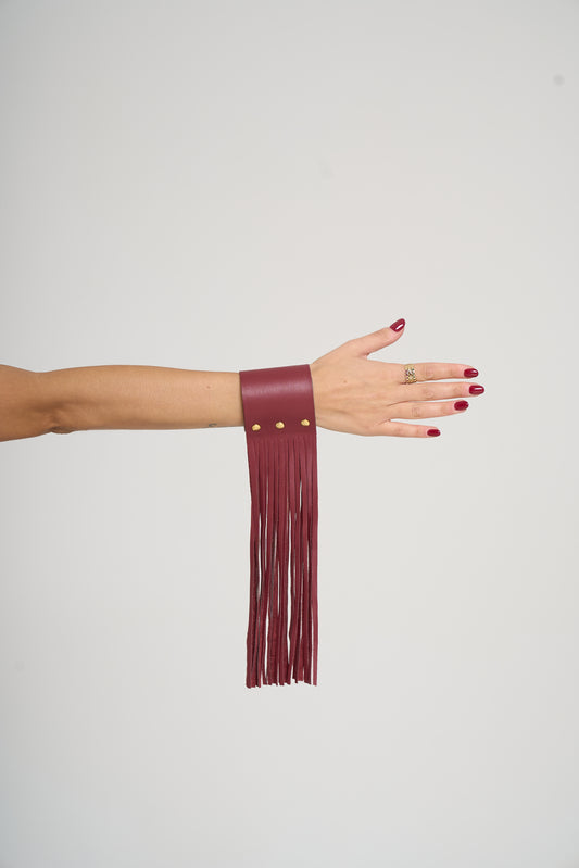 Texas cuff - Bordeaux