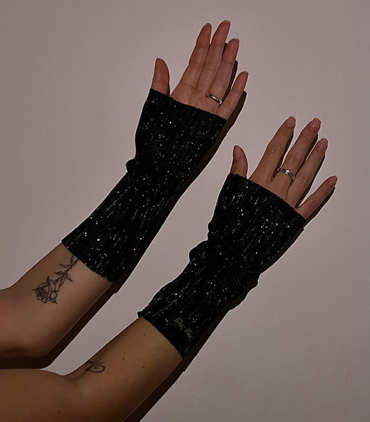 PARTY Glitter Glove - Black