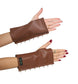 ROCKSTAR Glove - Light Brown (gold rings)