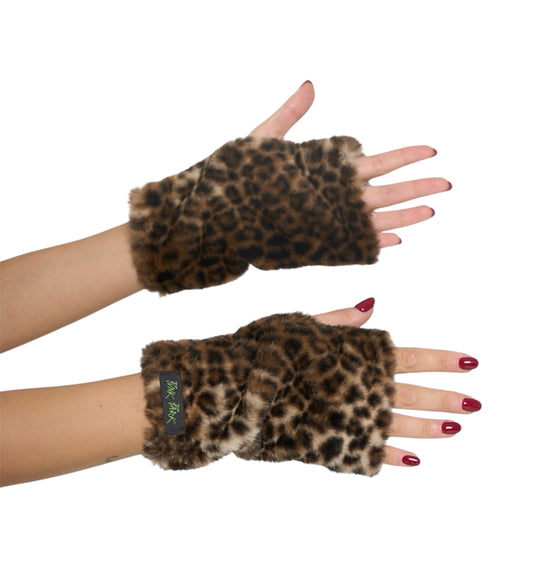 APRÈS-SKI Glove - Leopard print